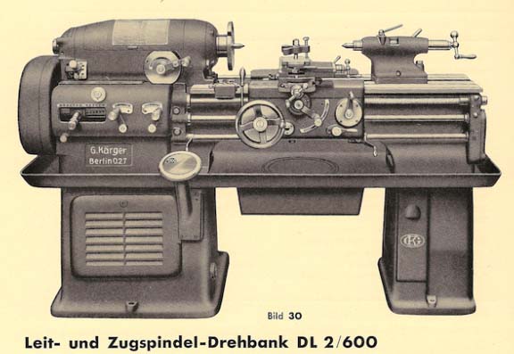 Загальний вигляд токарно-гвинторізного верстата DL-2 компанії G.Kärger